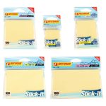 NOTES ADHESIVES JAUNE PASTEL 100F STICK-IT "TECHNO"